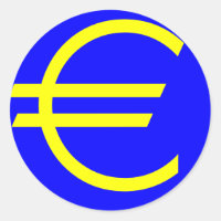 EURO, symbole de la monnaie européenne