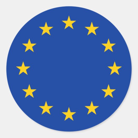 Sticker Rond Europe (Devant)