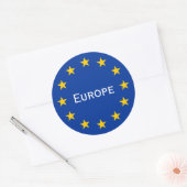 Sticker Rond Europe (Enveloppe)