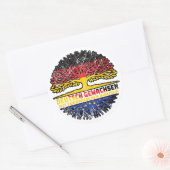 Sticker Rond Europe Allemand (Enveloppe)
