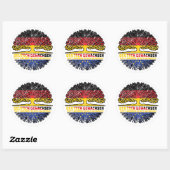 Sticker Rond Europe Allemand (Feuille)