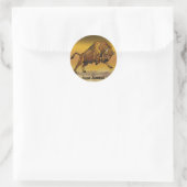 Sticker Rond European bison (Sac)