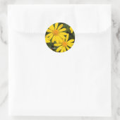 Sticker Rond Euryops Daisy [Round Seal] (Sac)