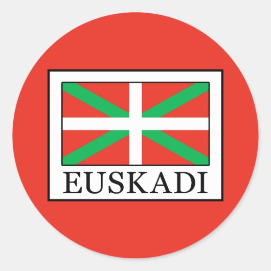 Sticker Rond Euskadi (Devant)