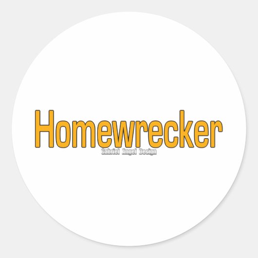 Sticker Rond Évacancier (Devant)