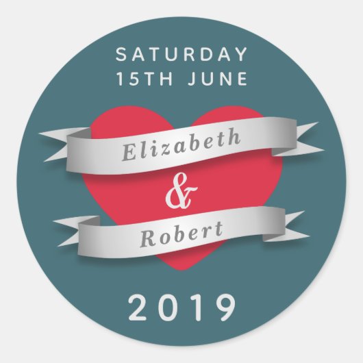 Sticker Rond Événement Couples (Devant)