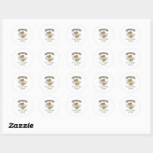 Sticker Rond Every day is peanut butter day (Feuille)