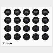 Sticker Rond Everything Is Figureoutable Teacher Motivational - (Feuille)