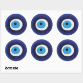 Sticker Rond Evil Eye Nazar Talisman (Feuille)