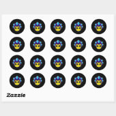 Sticker Rond Evil Lyn Sorceress (Feuille)