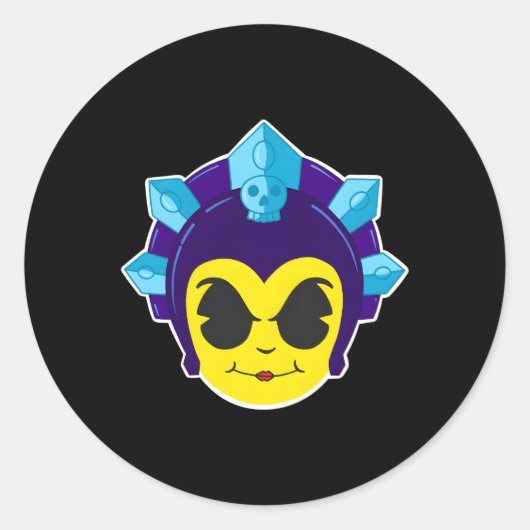Sticker Rond Evil Lyn Sorceress (Devant)
