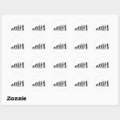 Sticker Rond evolution (Feuille)