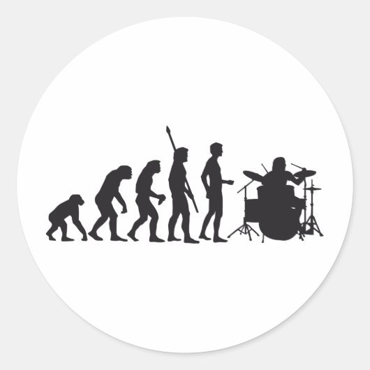 Sticker Rond evolution (Devant)