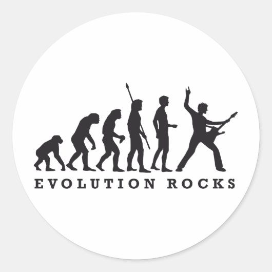 Sticker Rond evolution (Devant)