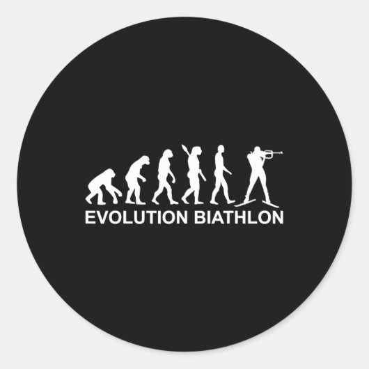 Sticker Rond Evolution Biathlon 3 (Devant)