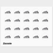 Sticker Rond evolution blacksmitz (Feuille)