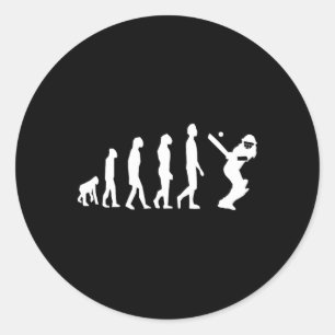 Sticker Rond Évolution du cricket