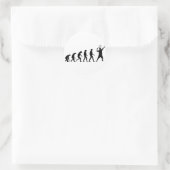 Sticker Rond Évolution du tennis (Sac)