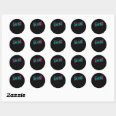 Sticker Rond Evolution E Unicycle EUC Monowheel (Feuille)