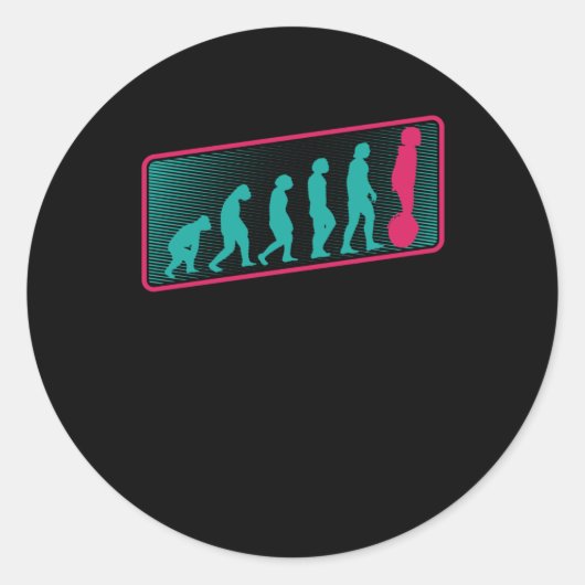 Sticker Rond Evolution E Unicycle EUC Monowheel (Devant)