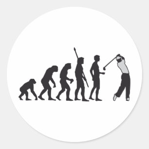 Sticker Rond évolution golfe