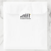 Sticker Rond evolution jazz (Sac)