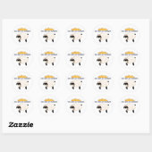 Sticker Rond ewe (Feuille)