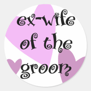 Sticker Rond Ex-femme de la salle