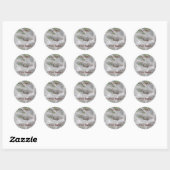 Sticker Rond Ex librisStickers Reduviid Peeking (Feuille)