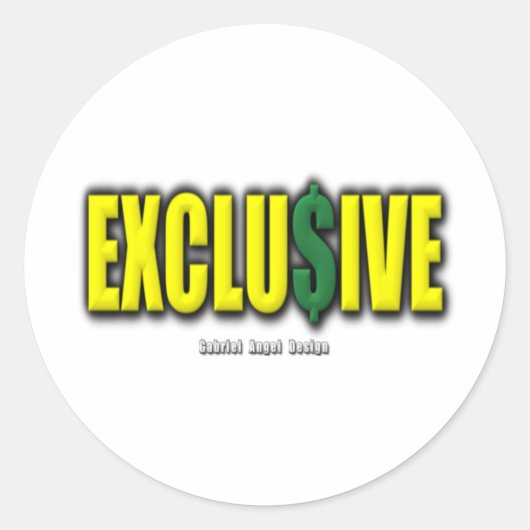 Sticker Rond Exclusif (Devant)