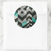 Sticker Rond Exclusion Chevron II (Sac)