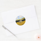 Sticker Rond Exécuter gratuitement (Enveloppe)