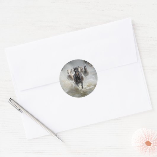 Sticker Rond Exécution libre (Enveloppe)