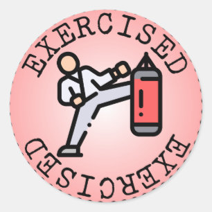 Sticker Rond Exercé (Adulting Merit Badge)