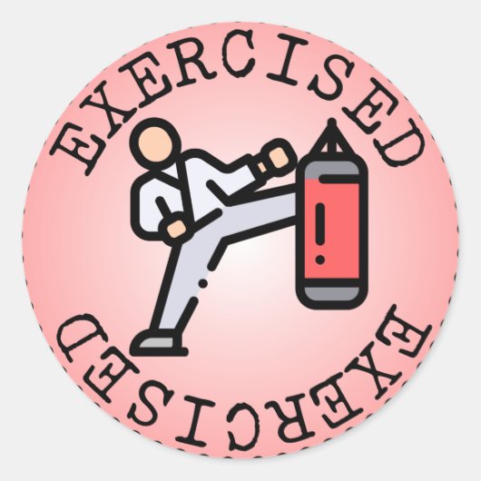 Sticker Rond Exercé (Adulting Merit Badge) (Devant)