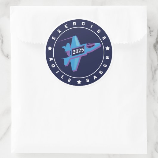 Sticker Rond Exercice Agile Saber 6 Compteur feuille (Sac)