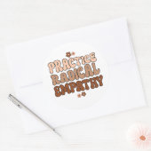 Sticker Rond Exercice d'empathie radicale (Enveloppe)