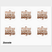 Sticker Rond Exercice d'empathie radicale (Feuille)