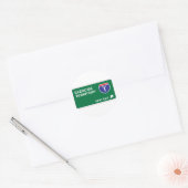 Sticker Rond Exercice Suivant Quitter (Enveloppe)
