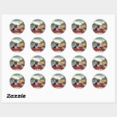 Sticker Rond Expédié (Feuille)