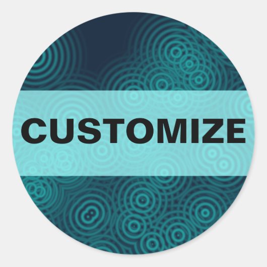 Sticker Rond Expérience anti-gravité (Devant)