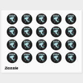Sticker Rond Explication Axolotl Anatomie D'Un Axolotl (Feuille)