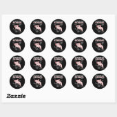 Sticker Rond Explication Axolotl Anatomie D'Un Axolotl (Feuille)