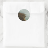 Sticker Rond Exploration de Big Sur (Sac)