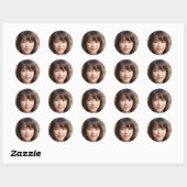 Sticker Rond Explorer l'inconnu (Feuille)