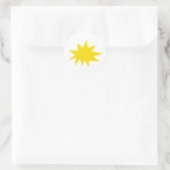 Sticker Rond explosion nouveau signe (Sac)