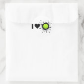 Sticker Rond Explosive I Love Tennis (Sac)