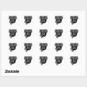 Sticker Rond Expressions Emoji - Exclusive CherryBombCo (Feuille)