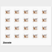 Sticker Rond Exprimez-vous (Feuille)