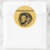 Sticker Rond Exradite Pour Cecil (Sac)